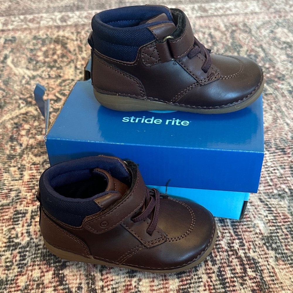 Stride Rite Dark Gannon boot